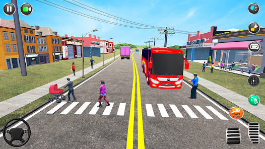 Bus Driving Simulator Bus game  screenshots 16