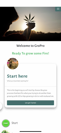 Android application Learn to Grow Cannabis screenshort