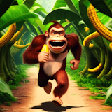 Monkey jungle run kong runner icon