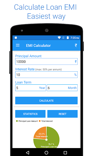 Android application Loan EMI Calculator - Finance screenshort
