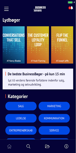 Android application Lydbøger screenshort