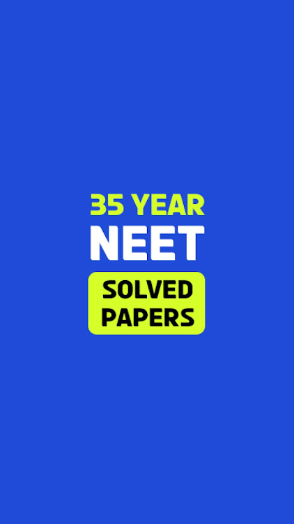 NEET Previous Year Paper - 1.11 - (Android)