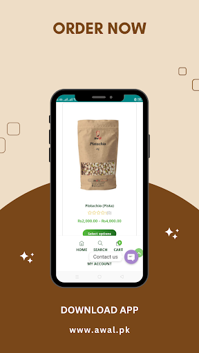 Awal Organic Food Screen 3