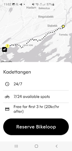 Bikeloop Screen 2