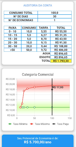 Conta Certa: Fatura de Água Screen 3