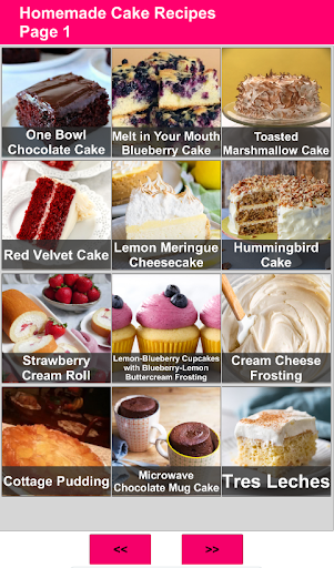 Android application 200 Homemade Cake Recipes screenshort