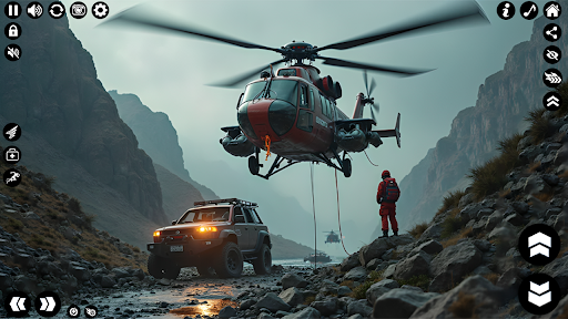 Helicopter Rescue Game Offline screenshot 13
