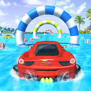 Water Surfing Car Racing Stunts  Icon