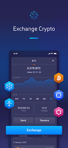 Screenshot of Coinweb Wallet