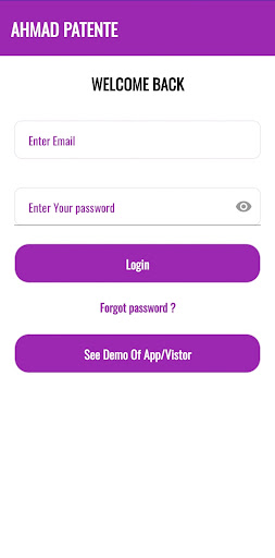 Android application AHMAD PATENTE screenshort