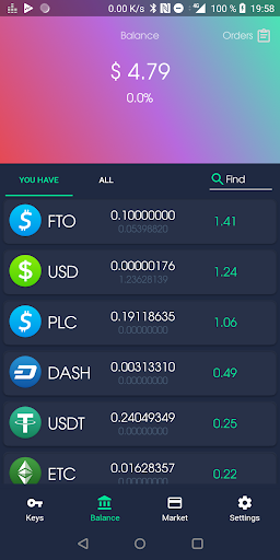 Android application Yb mobile client screenshort