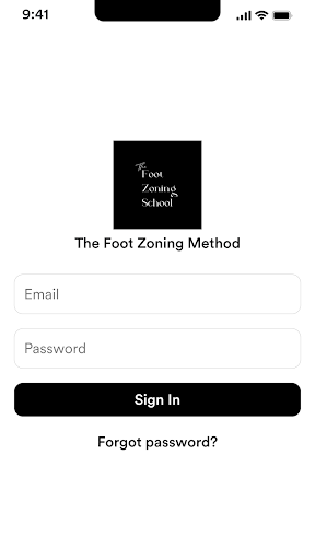 The Foot Zoning Method