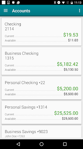 Android application Delta Community Credit Union screenshort