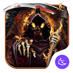 Cover Image of Tải xuống Flames Hell Moloch-APUS Launcher theme 79.0.1001 APK