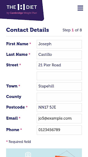 ePRF (Personal Record Form) Screen 3