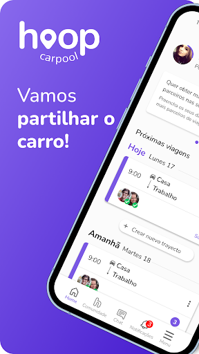 Visualização do aplicativo
