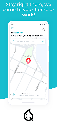 Android application Quicky Mobile Oil Service screenshort