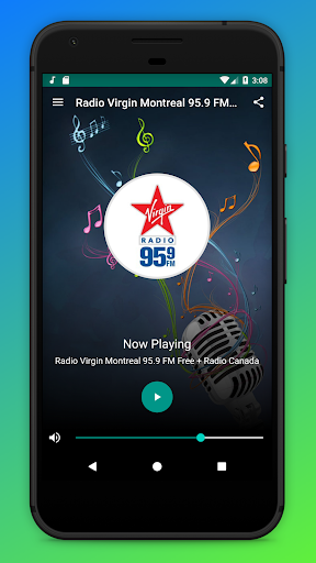 Android application Virgin Radio 95.9 FM Montreal screenshort