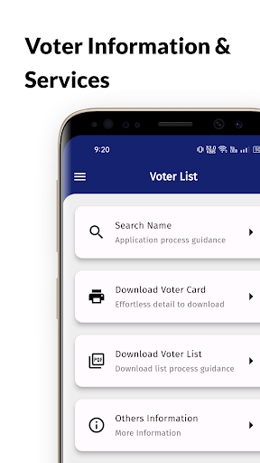 Android application Voter List 2024 :Voter id card screenshort