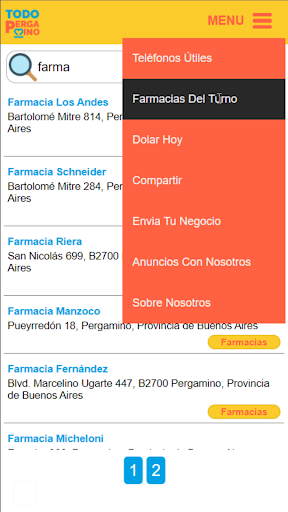 Todo Pergamino Screen 3