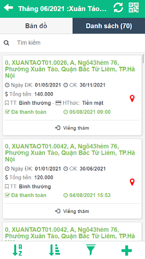 Android application VSMT.THANHTOAN Pro screenshort