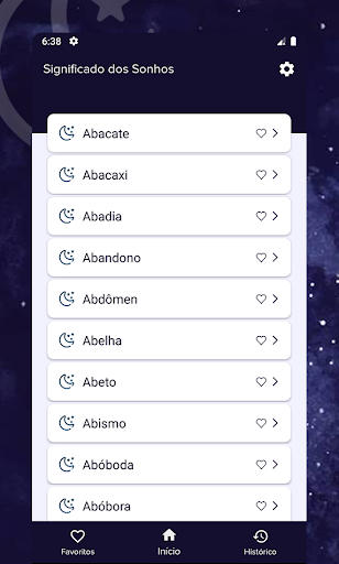 Significado dos Sonhos Screen 2