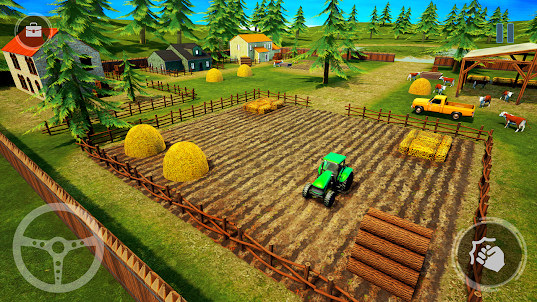 現代農業模擬器拖拉機遊戲
