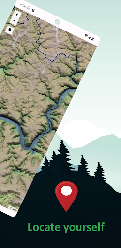 Mammoth Cave Offline Topo Map Screen 2