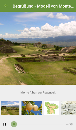 Audioguide Monte Albán Screen 3