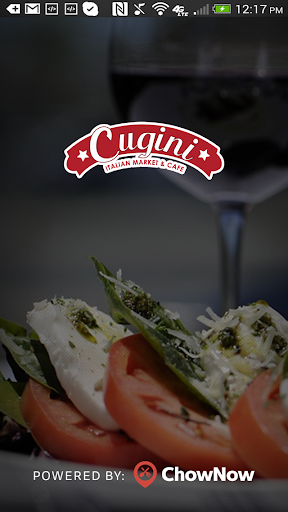 Android application Cugini Cafe screenshort