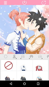 Anime Avatar Maker: Kissing Couple 1