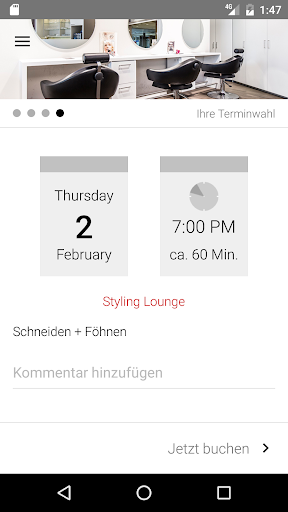 Styling Lounge Airport Screen 2