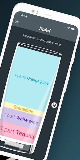 Miksi - Random Drink Creator Screen 2