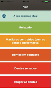 Visualização do aplicativo