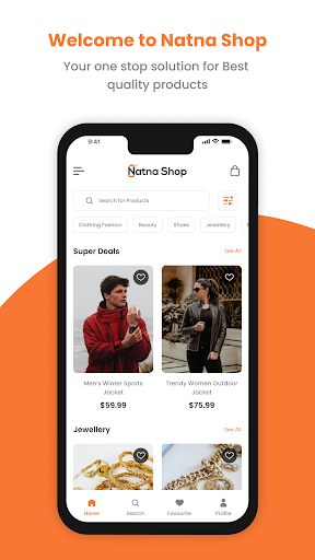 Android application Natna Shop screenshort