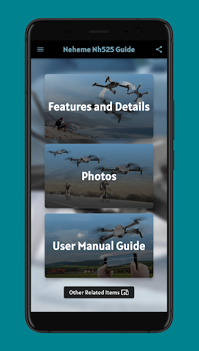 Android application neheme nh525 guide screenshort