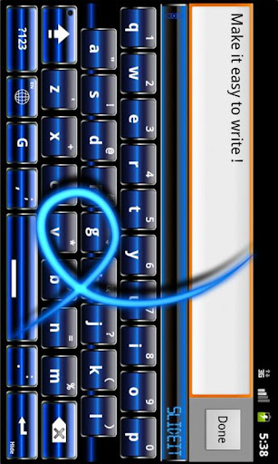 SlideIT Blue Digital Skin