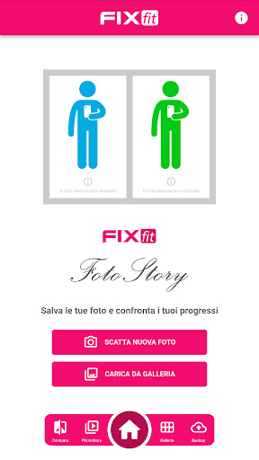 Android application Fixfit PhotoStory screenshort