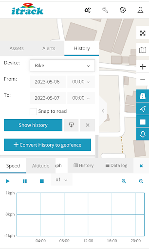 itrack GPS Software solutions Screen 3