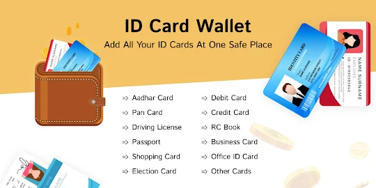 ID Card Wallet Card Holder