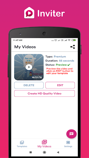 Birthday Invitation Maker by I Screen 2