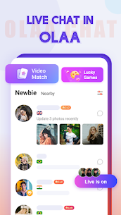 Olaa – Live Free Video Chats Apk app for Android 1