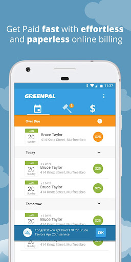 GreenPal Pro For Vendors Screen 3