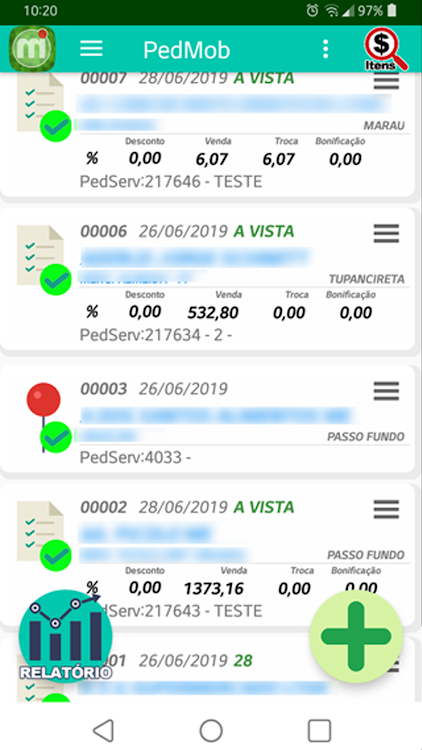 PedMob Força de Vendas - 1.100 - (Android)