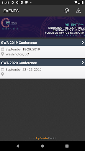 2020 GWA Virtual Conference Screen 2