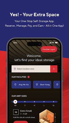 Android application YES! Your Extra Space screenshort