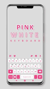 Pink White Chat Keyboard Theme Unknown