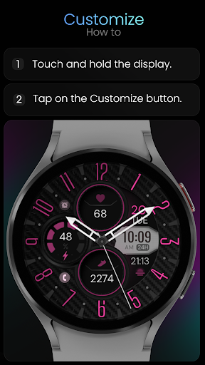 Carbon v10 Hybrid Watch Face screenshot 8