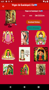 Virgen Maria Stickers