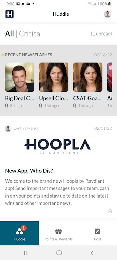 Android application Raydiant screenshort